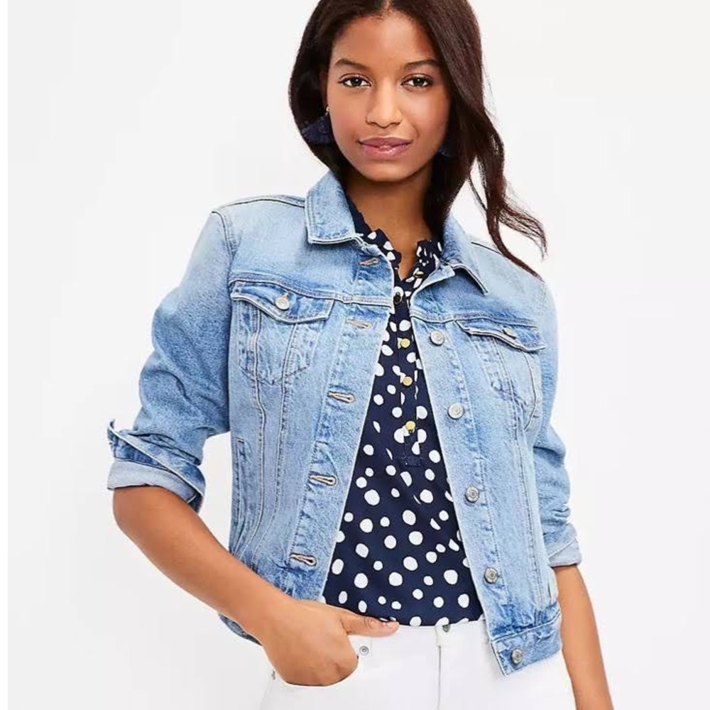 LOFT Light Denim Jacket